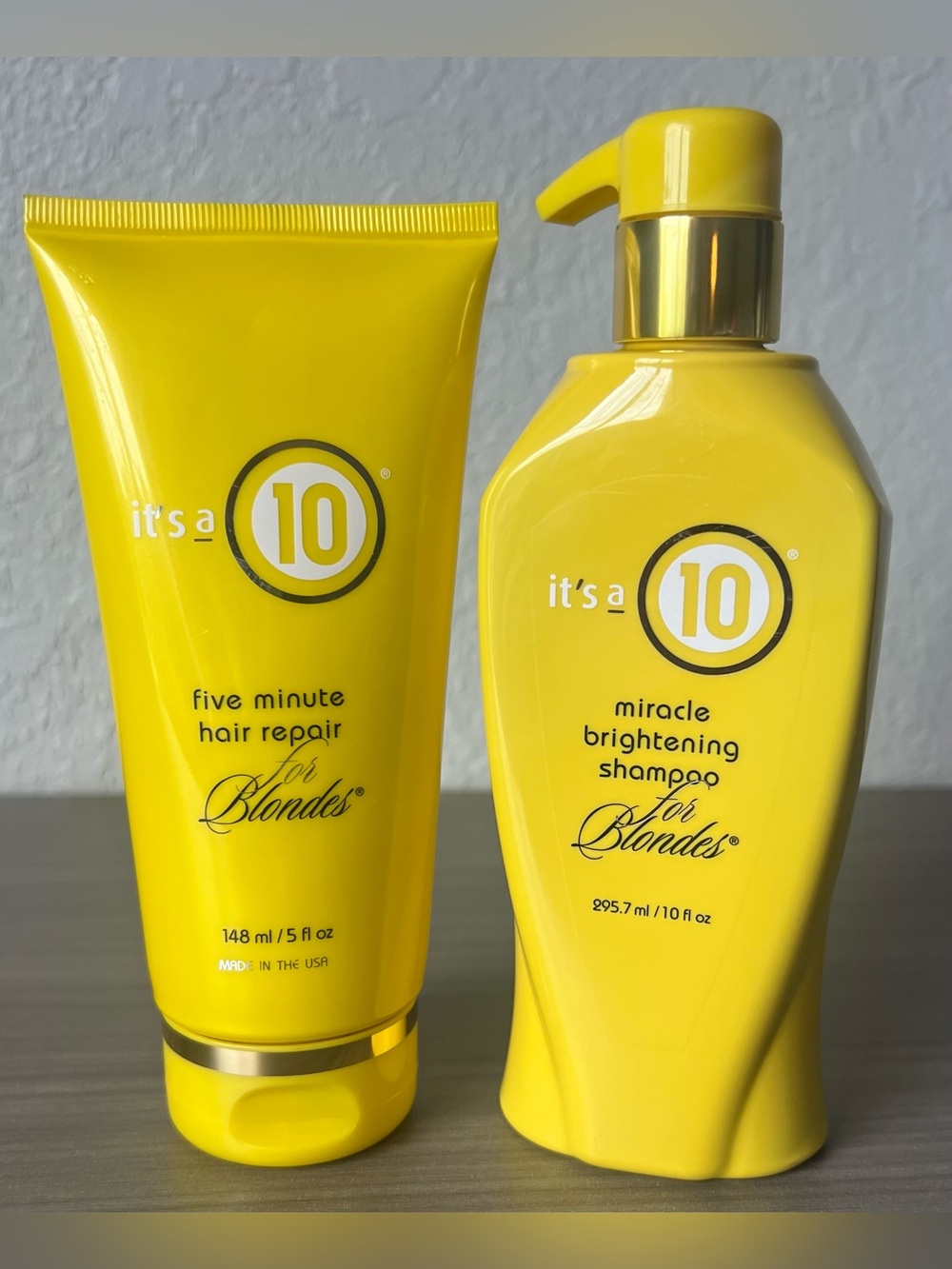 **NEW** it's a 10 Miracle Brightening Shampoo & Five Minute Hair Repair